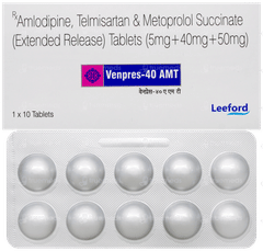 Venpres 40 Amt Tablet 10 Venpres 40 Amt Tablet 10